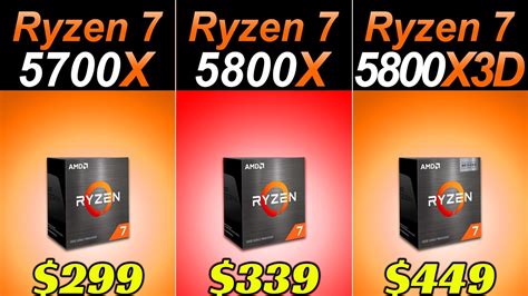 Seagate Barracuda 2TB (2016) $64. G.SKILL Trident Z DDR4 3200 C14 4x16GB $346. SanDisk Ultra Fit 32GB $16. Based on 129,057 user benchmarks for the AMD Ryzen 5 5600X3D and the Ryzen 7 5800X, we rank them both on effective speed and value for money against the best 1,439 CPUs.